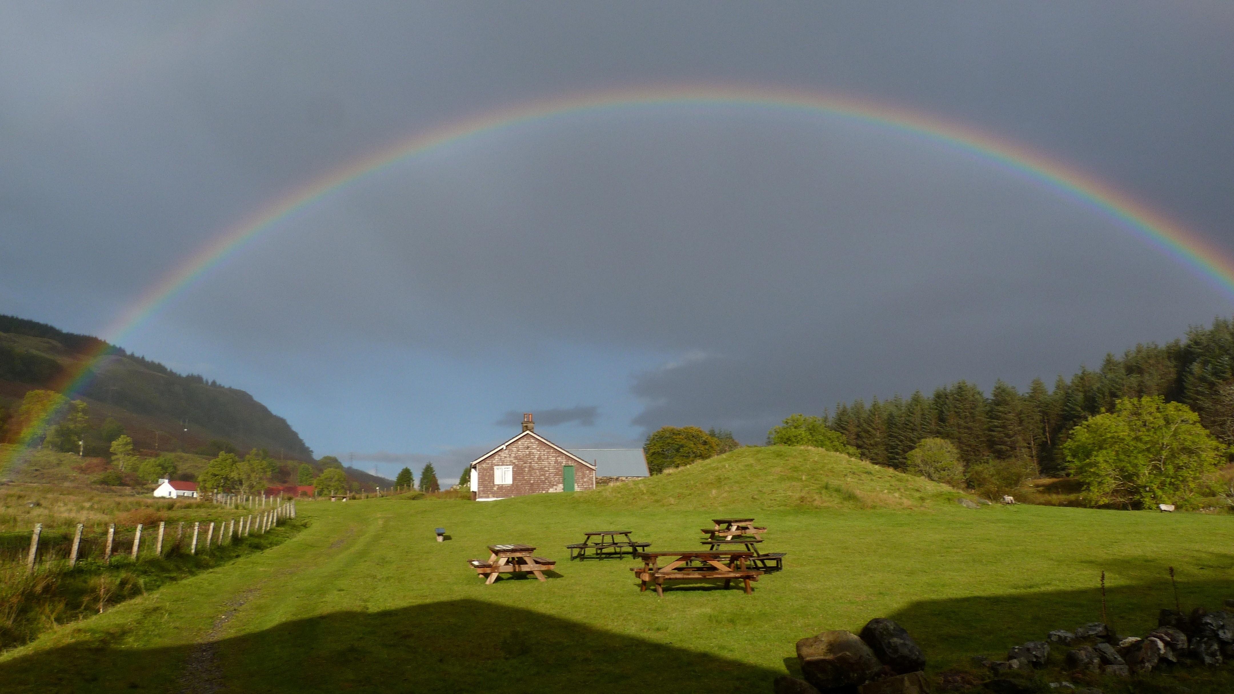 4320x2432 Beautiful Rainbow Wallpaper