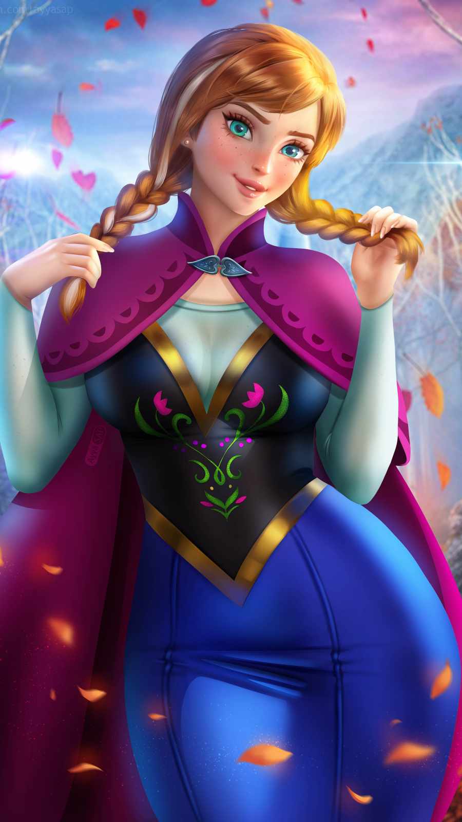 900x1600 Princess Anna Frozen Movie Wallpaper : iPhone Wallpaper