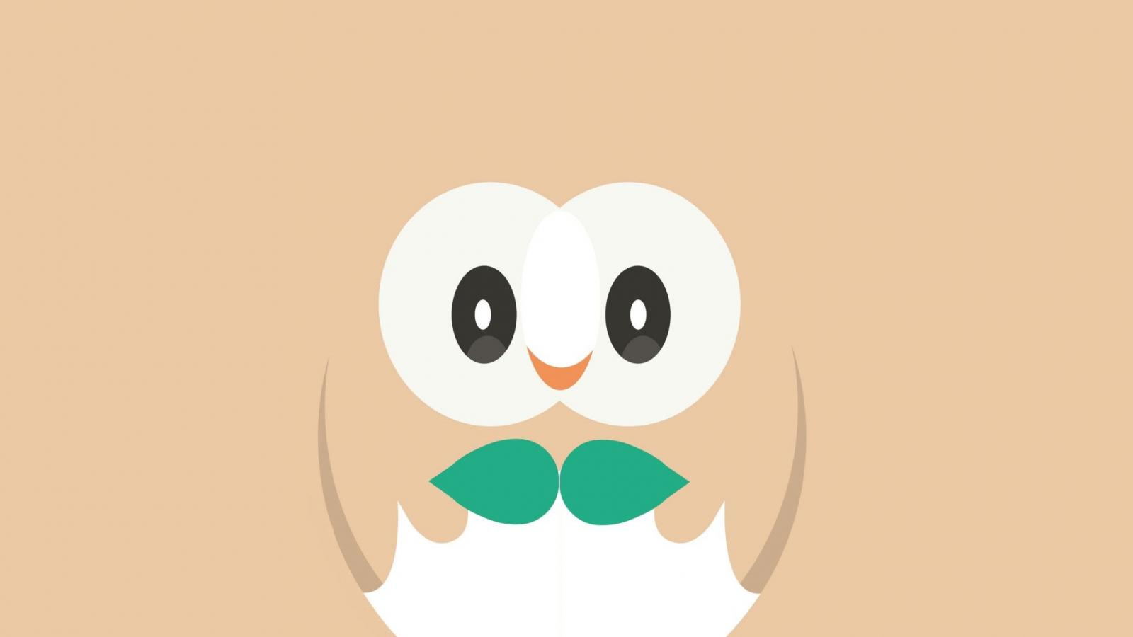 1600x900 Free download Rowlet Pokemon Tap to see more of the cutest Pokemon art [2048x2048] for your Desktop, Mobile & Tablet. Explore Rowlet HD Wallpaper. Rowlet HD Wallpaper, HD Wallpaper