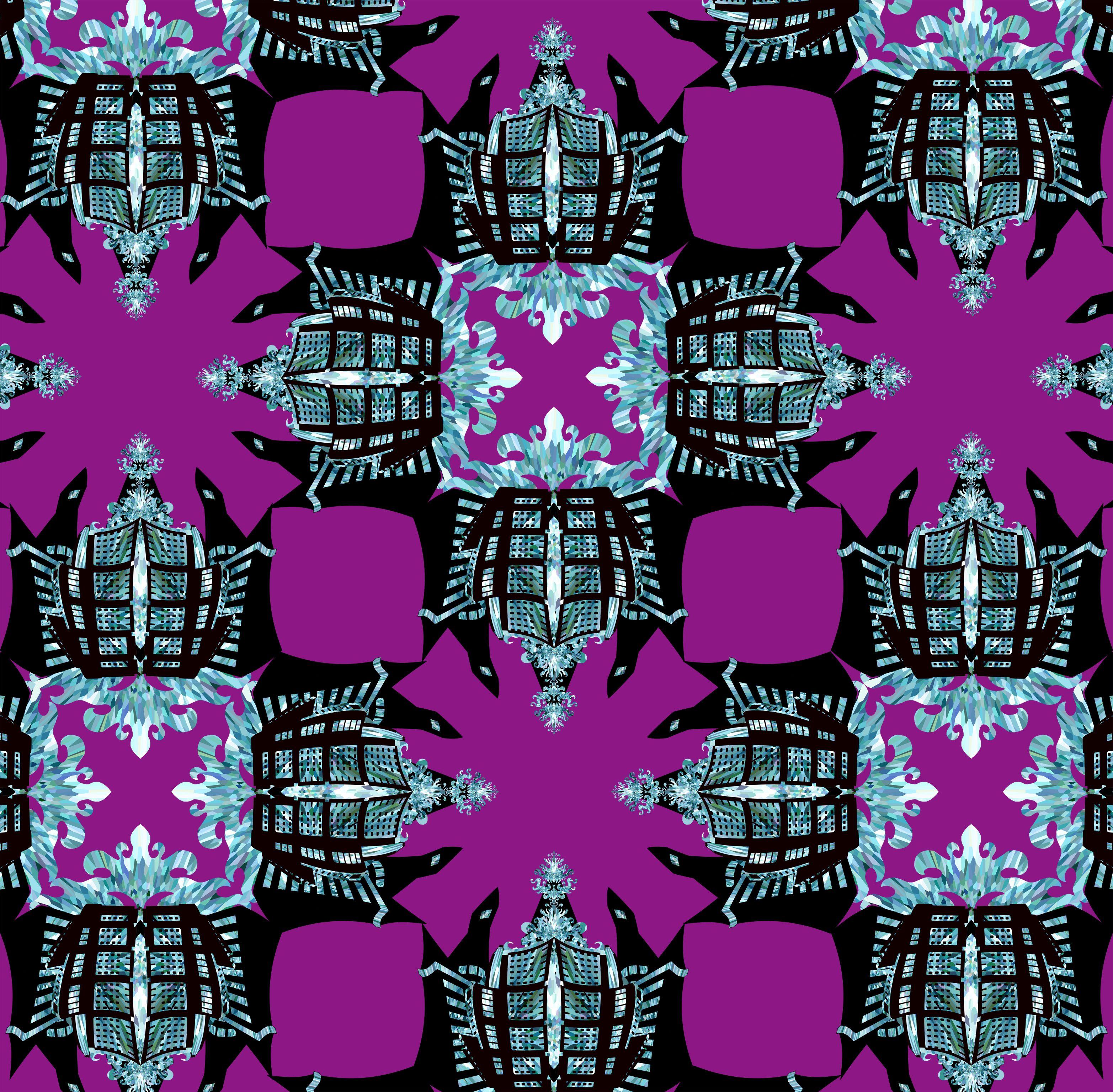 3130x3071 Digital Building Damask Tile, Wallpaper design. Part of a collection