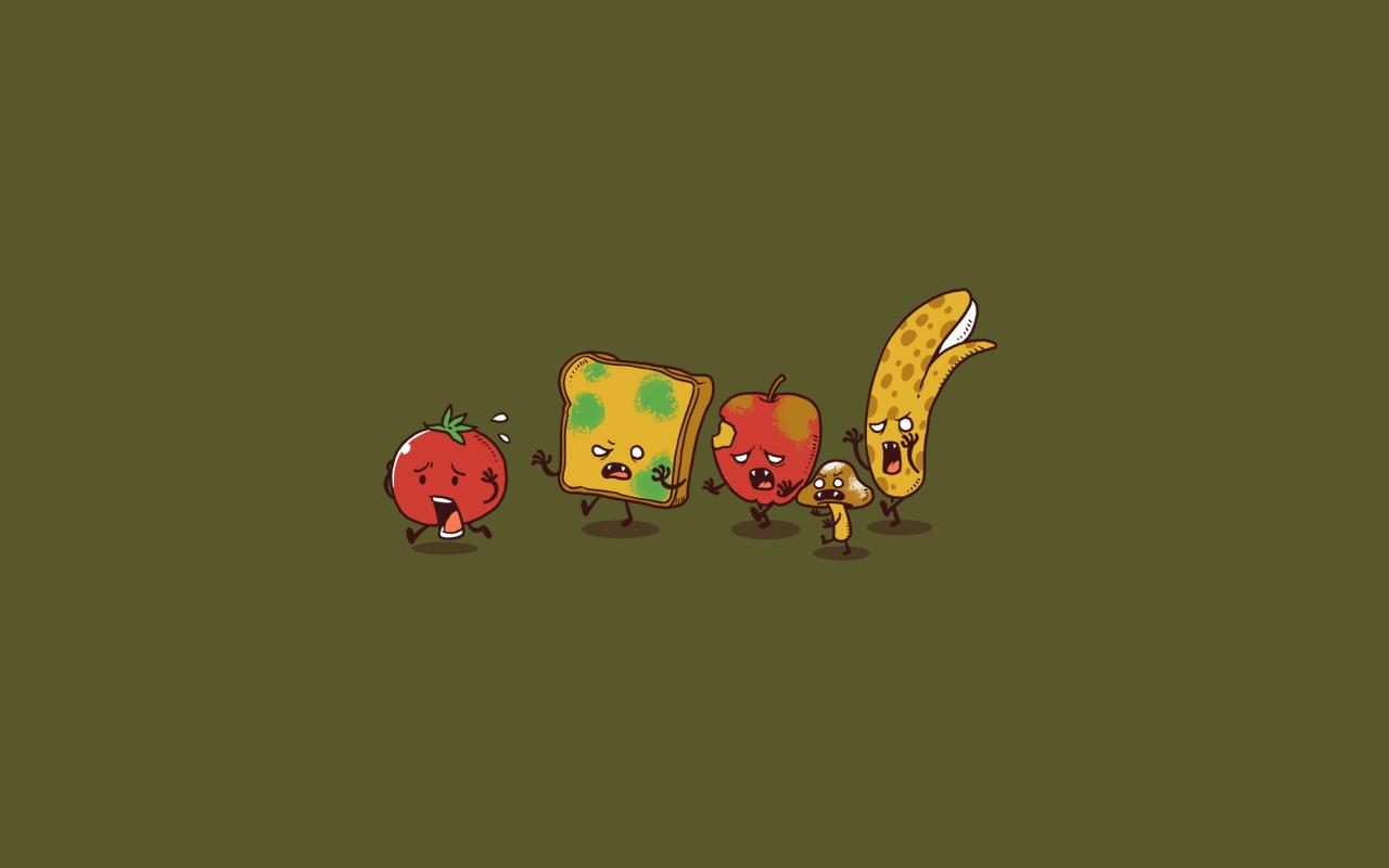 1280x800 Funny Zombie Wallpaper