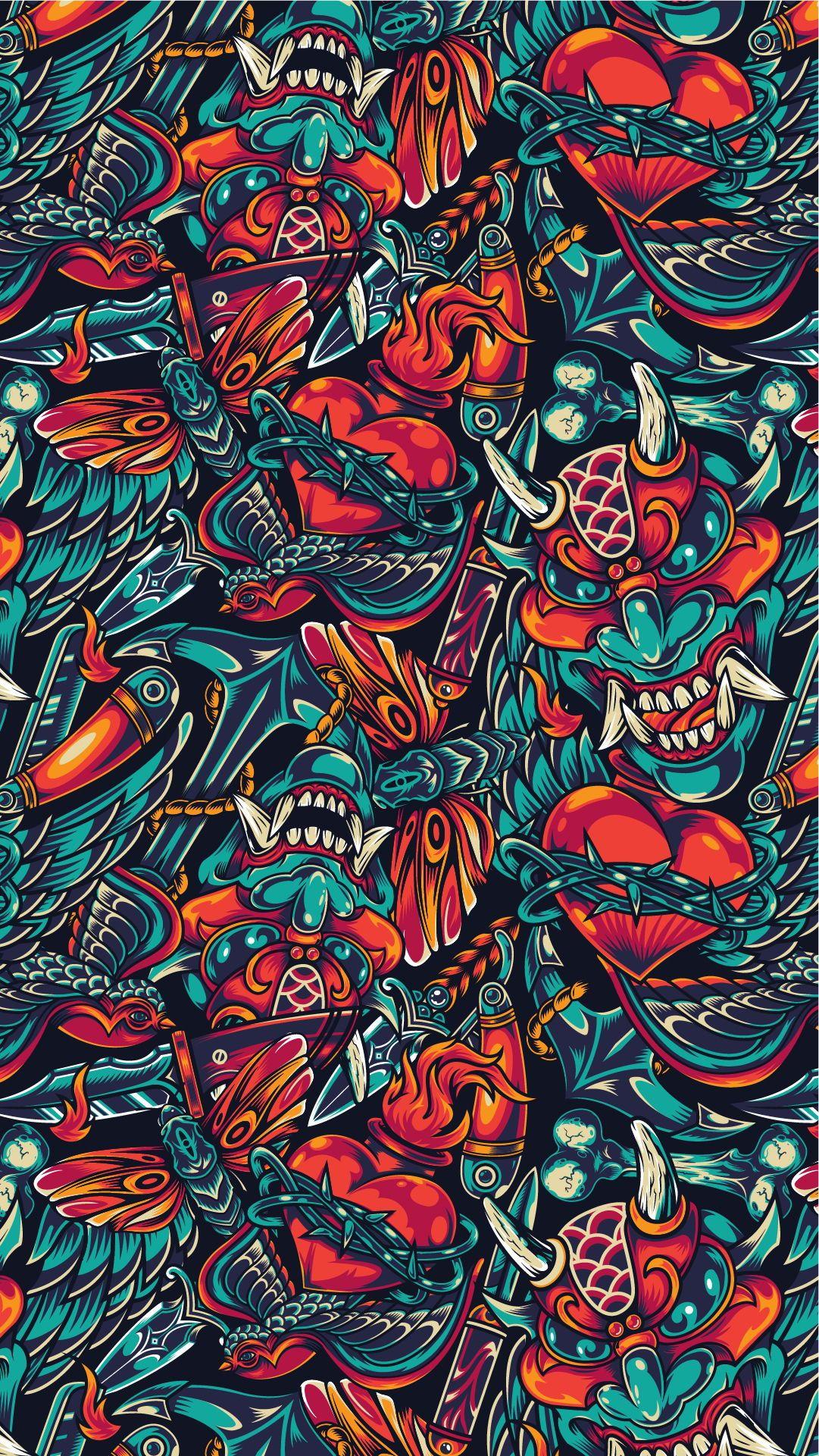 1081x1921 Tattoos Wallpaper