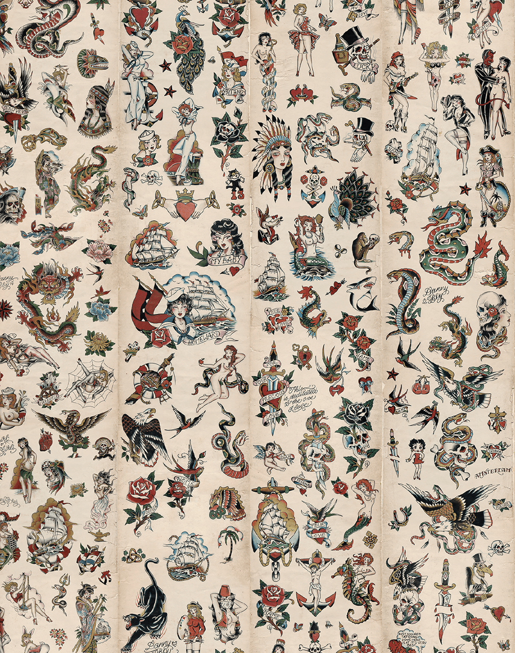 1008x1278 New Smartphone Wallpaper: American Traditional Tattoo Wallpaper