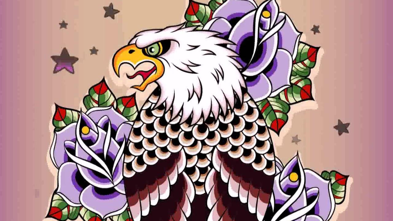 1280x720 Samsung Theme Live Wallpaper Eagle Old School Tattoo