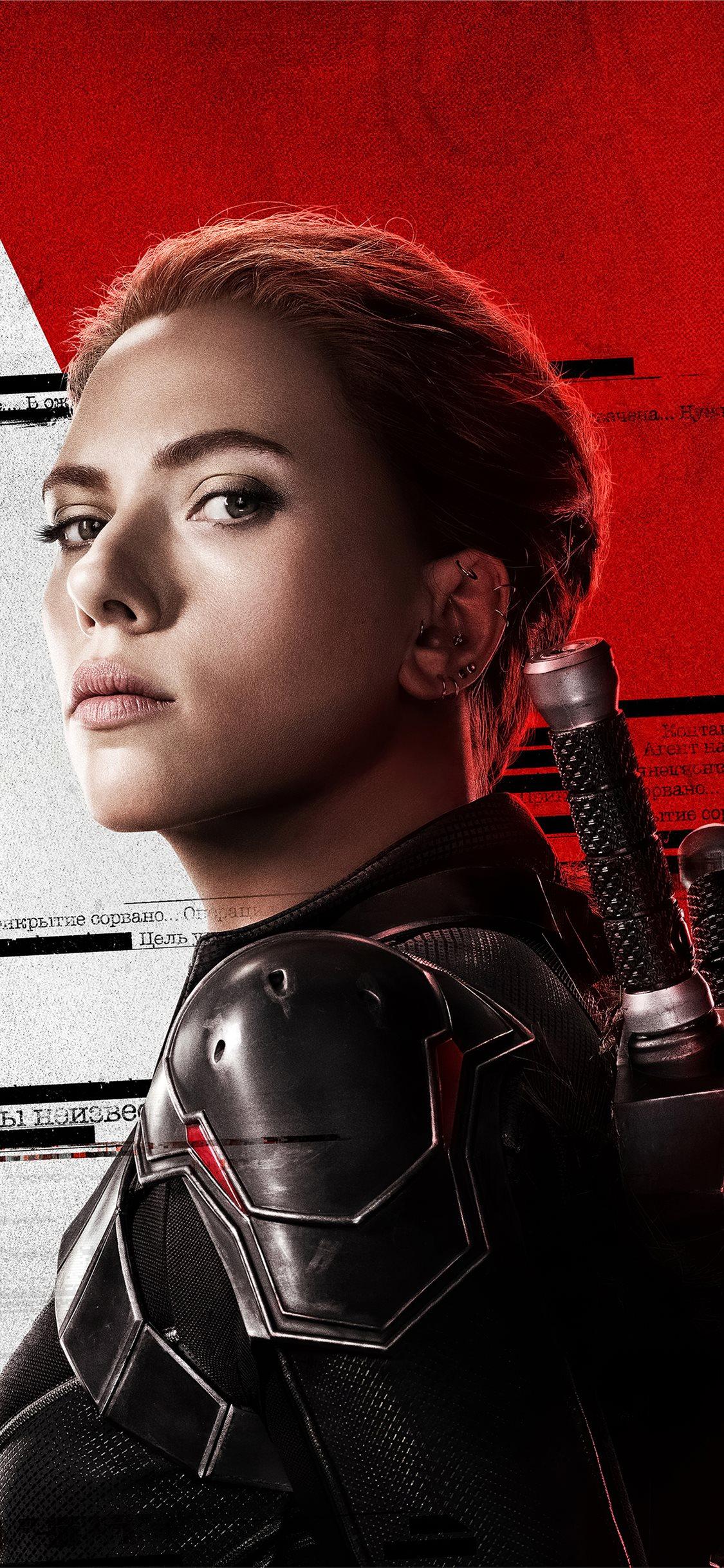 1125x2436 natasha romanoff black widow 4k 2020 iPhone X Wallpaper Free Download