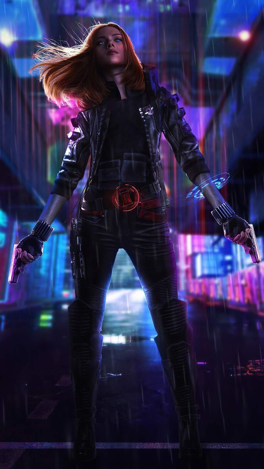 900x1600 Cyberpunk Black Widow IPhone Wallpaper Wallpaper : iPhone Wallpaper