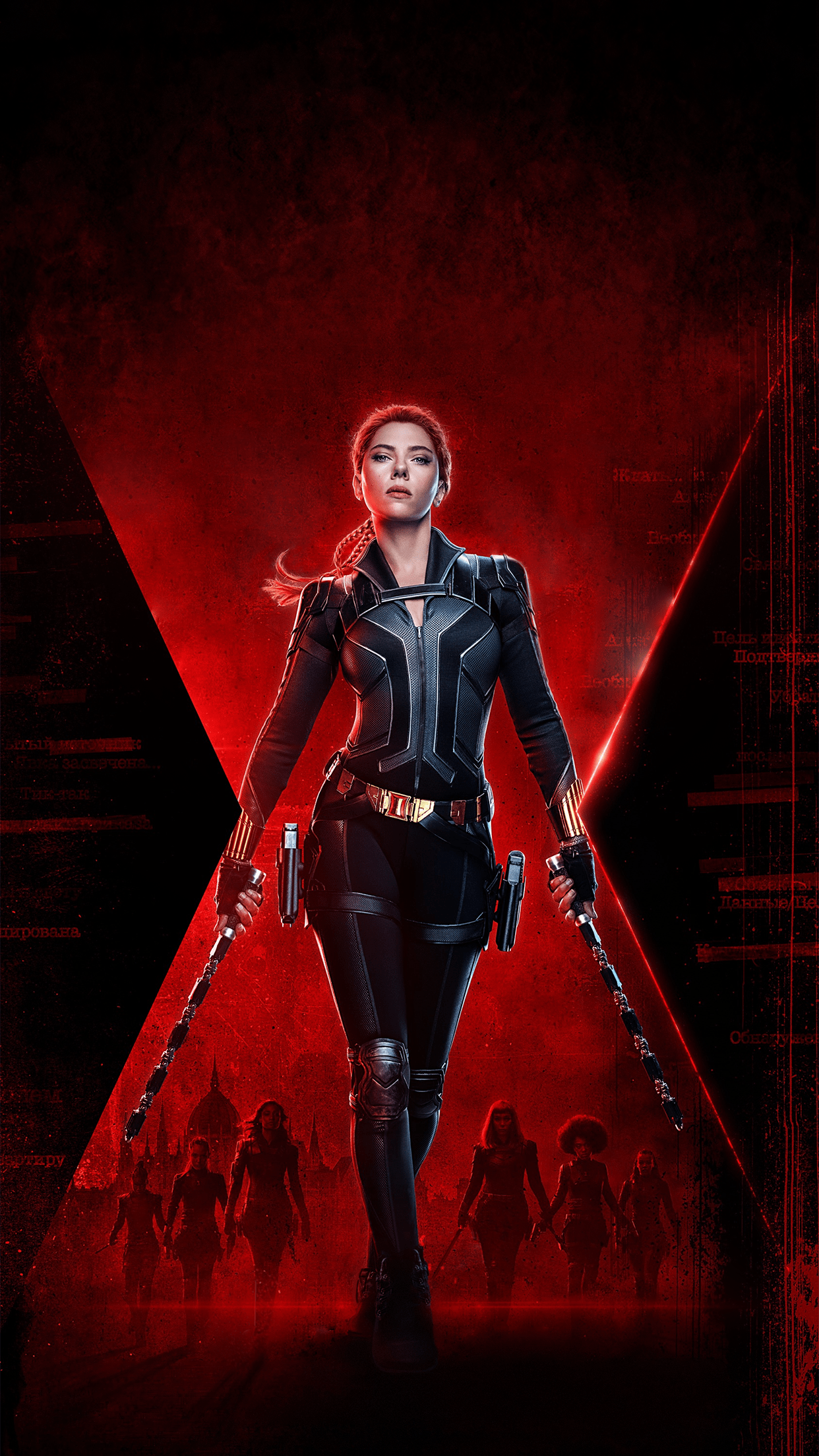 1242x2208 Black Widow Lock Screen iPhone 7+, link in comments for Homescreen as well: iphonewallpaper