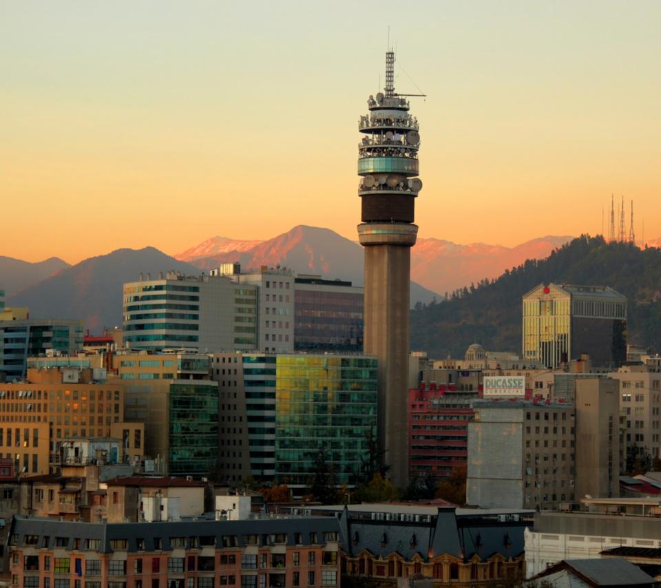 960x854 Download Wallpaper Entel Tower in downtown Santiago (960x854). The Wallpaper, photo