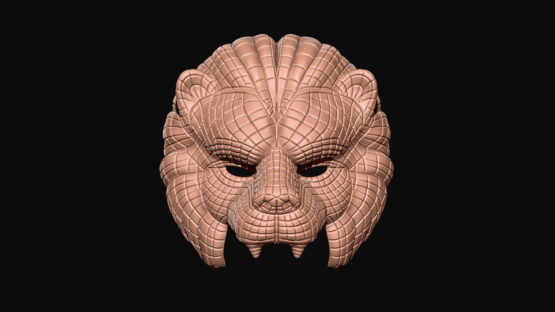 1920x1080 Squid Game VIP Lion Mask Print Ready 3D Model