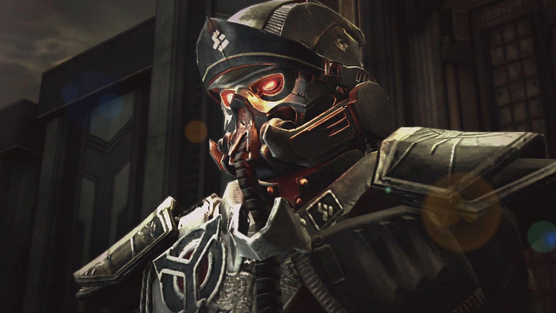 1920x1080 Adorable Killzone Soldier Look Eyes Armor Wallpaper « Kuff Games. Armor concept, Armor, Futuristic art