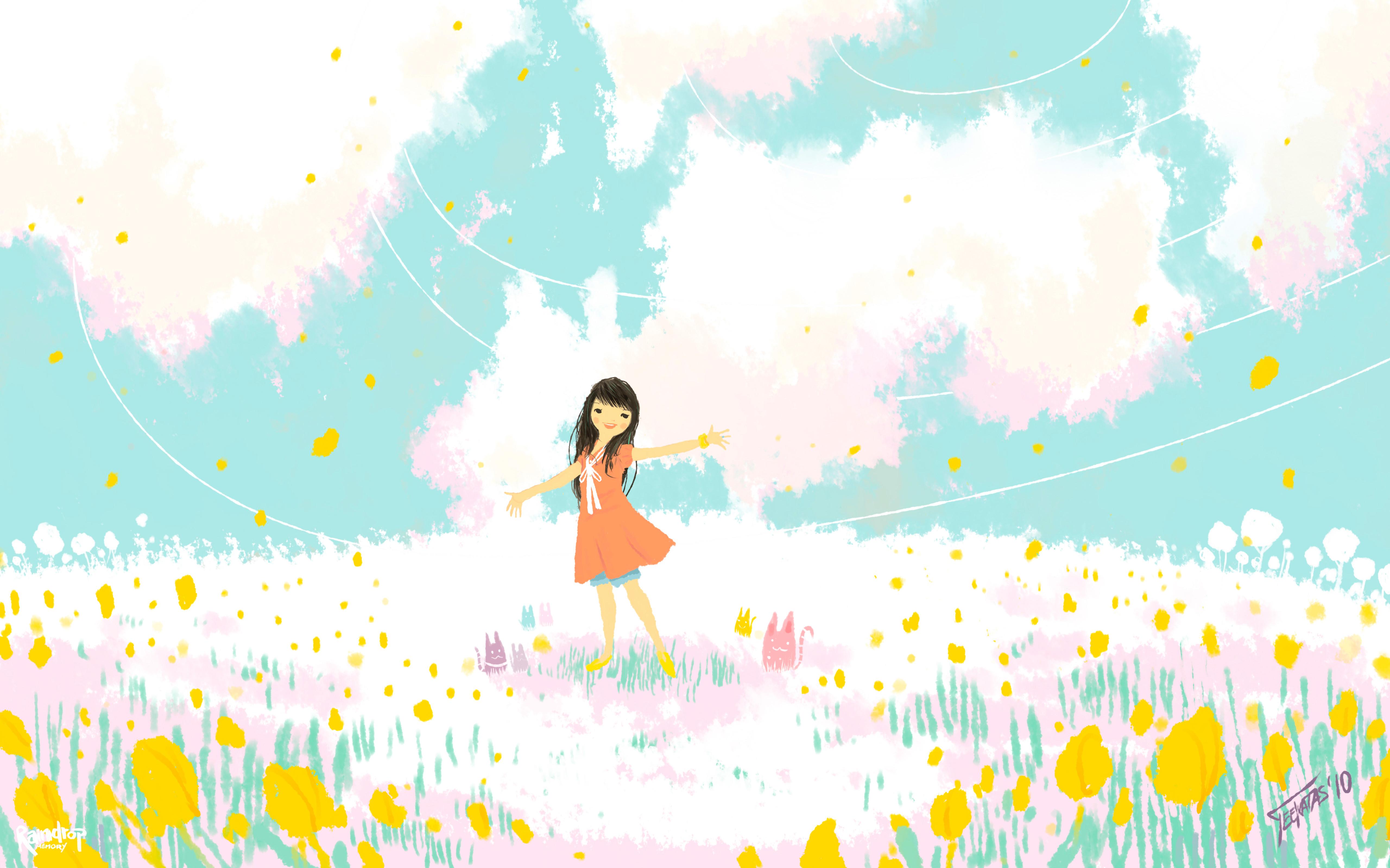 5120x3200 Free download Happy summer day drawing wallpaper [5120x3200] for your Desktop, Mobile & Tablet. Explore A Summer Day Wallpaper. A Summer Day Wallpaper, Wallpaper A Day, A Twitter Summer Wallpaper