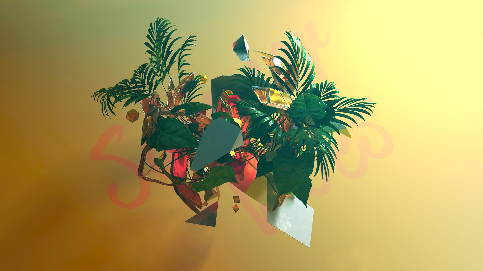1920x1080 Art Summer Wallpaper
