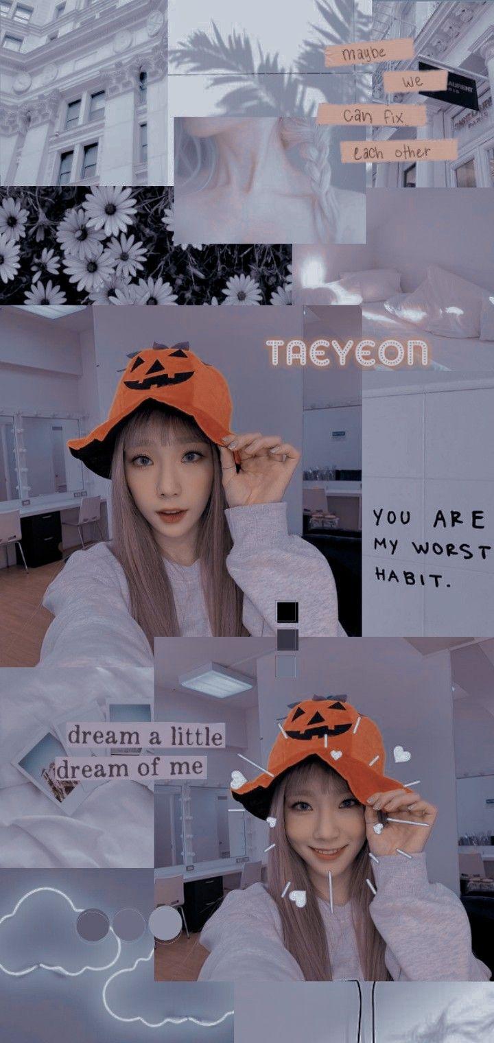 720x1520 Taeyeon Aesthetic Lockscreen (exoaerikato). Artis, Desain ponsel, Desain