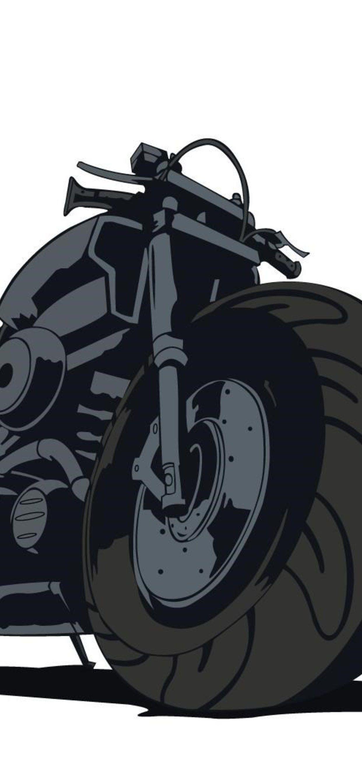 1242x2688 Motorcycle Vector iPhone XS Plus HD 4k Wallpaper, Image