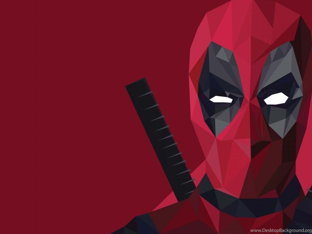 1024x768 Download Low Poly Deadpool HD Wallpaper For 1366 X 768. Desktop Background