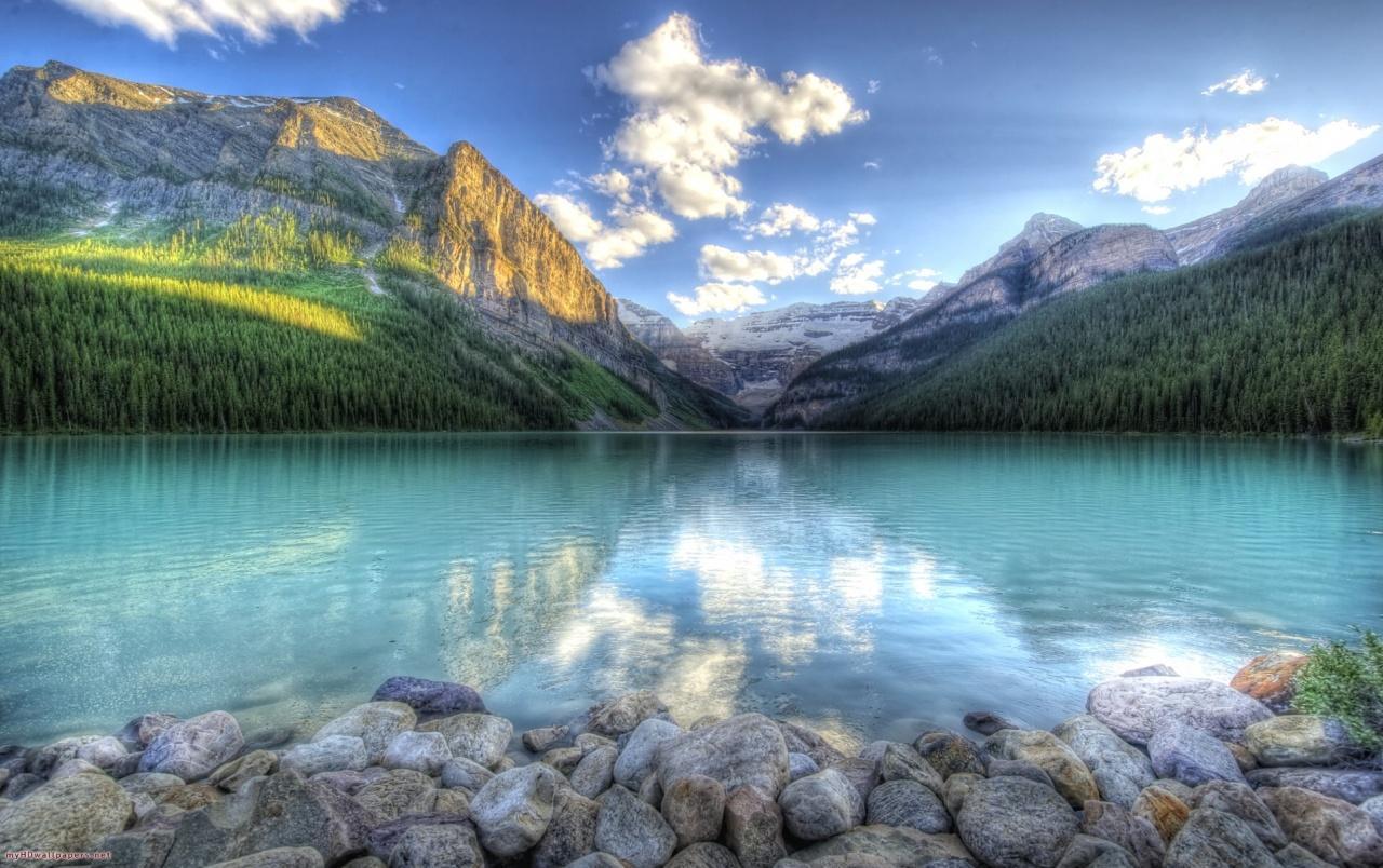 1280x804 Nice Mountain Lake Wallpaper
