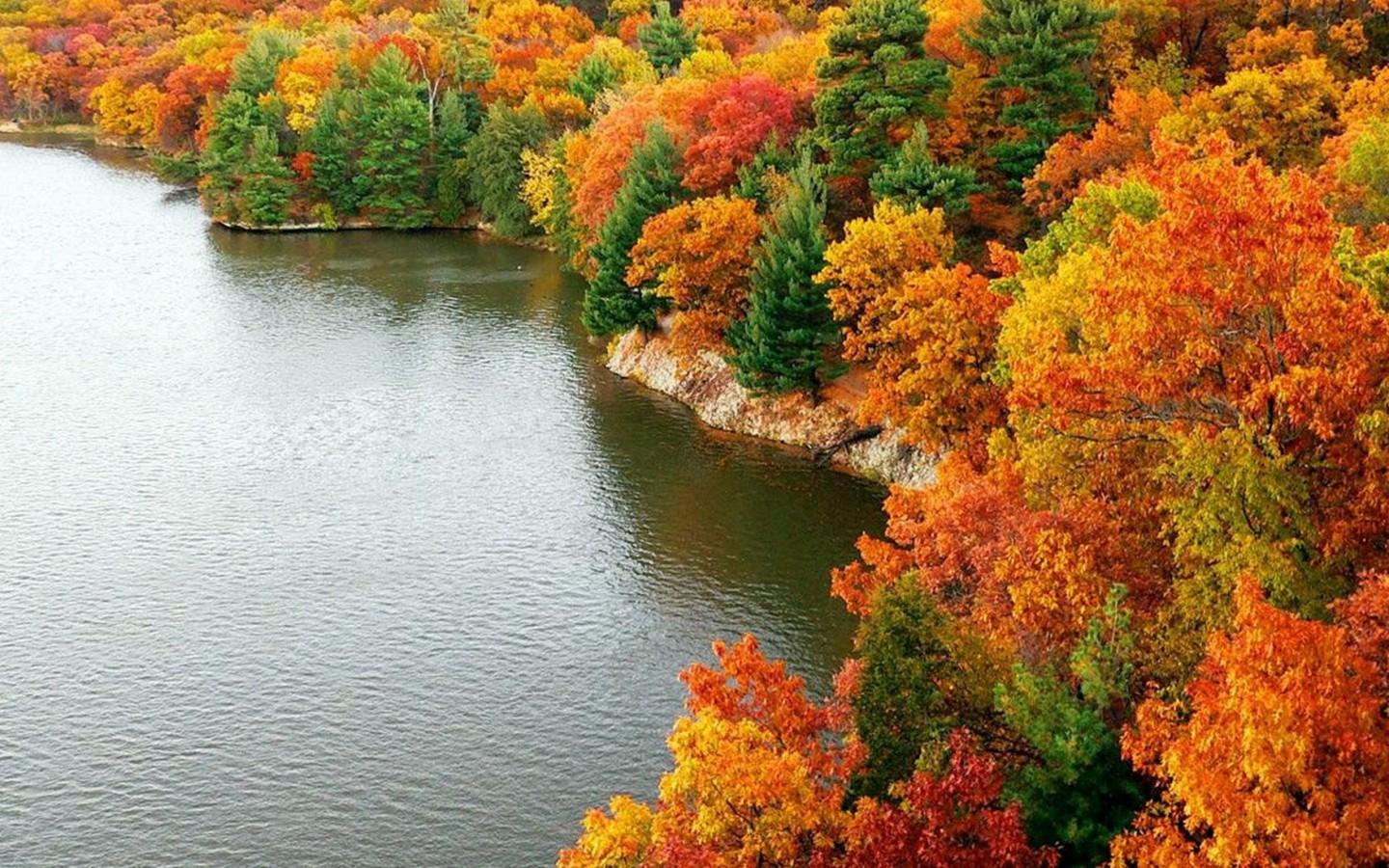 1440x900 Autumn In New York My Home State Nature HD Wallpaper 1557841 :
