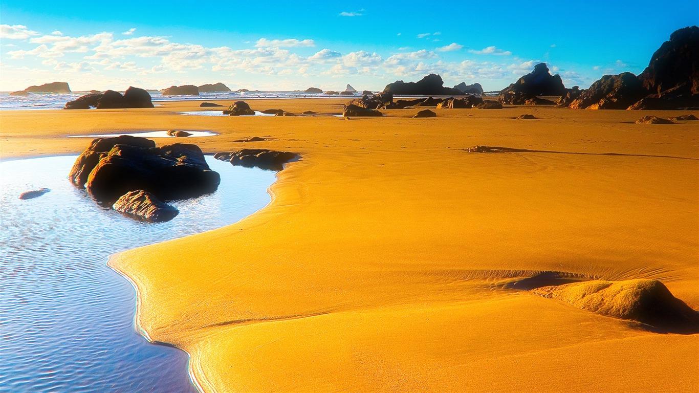 1366x768 The Desert River Of Life HD Retina Wallpaper
