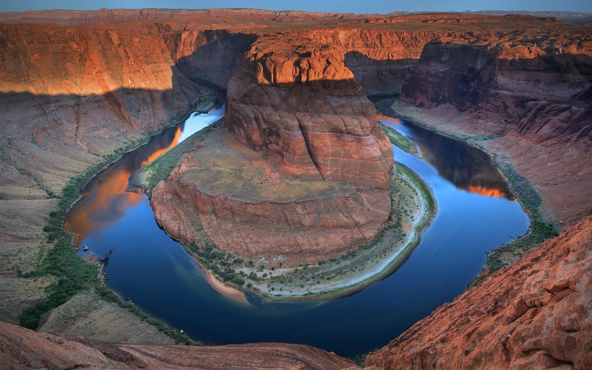 1920x1200 Landscapes deserts Arizona horseshoe bend rivers wallpaperx1200
