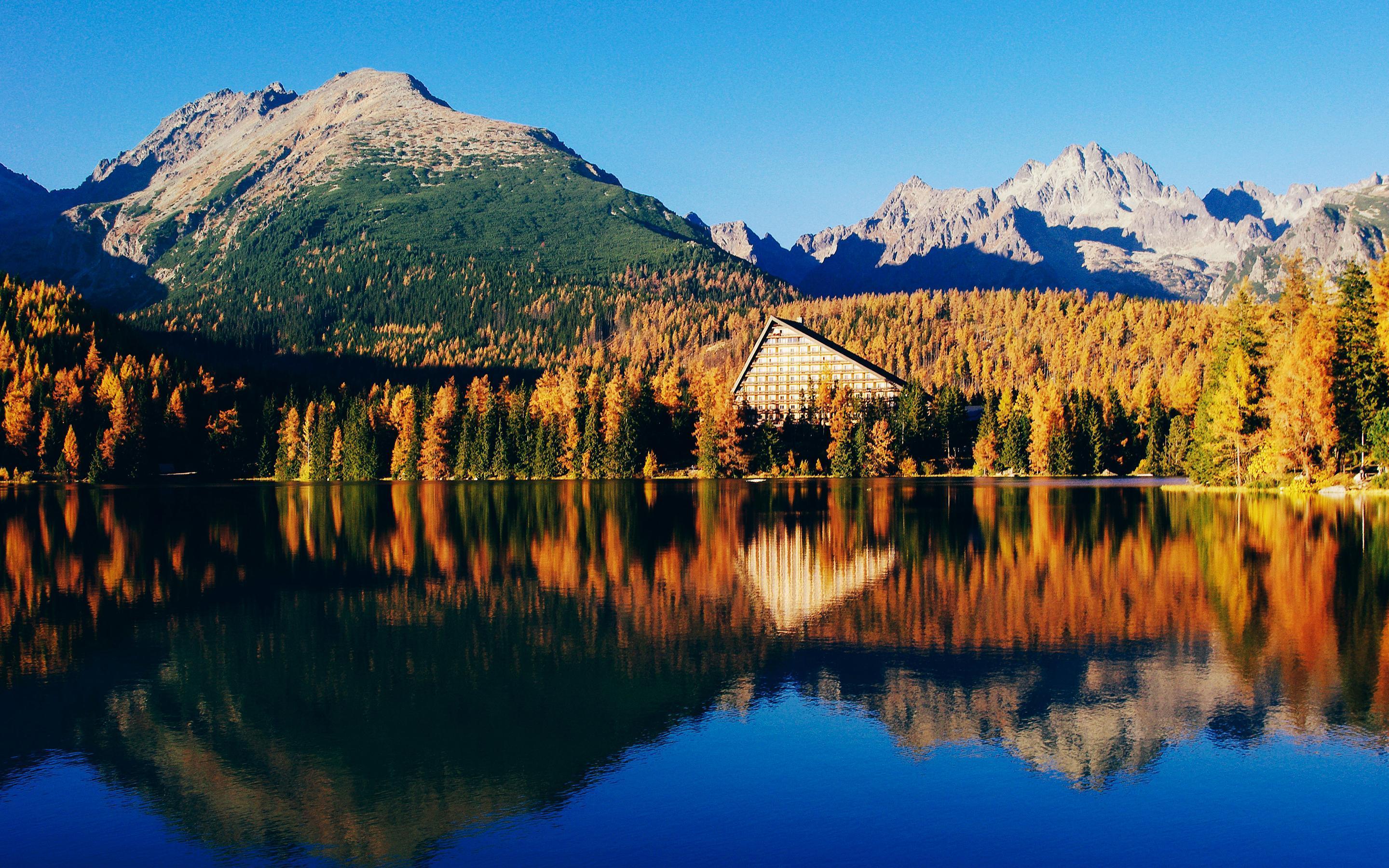 2880x1800 Beautiful Lake Landscape Scenery Wallpaper