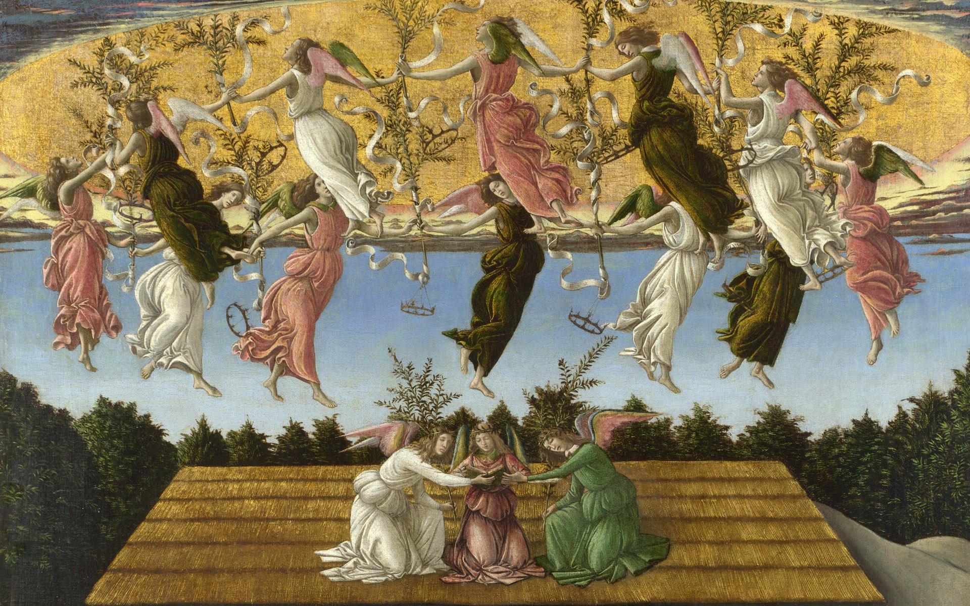 1920x1200 The Mystical Nativity HD Wallpaper