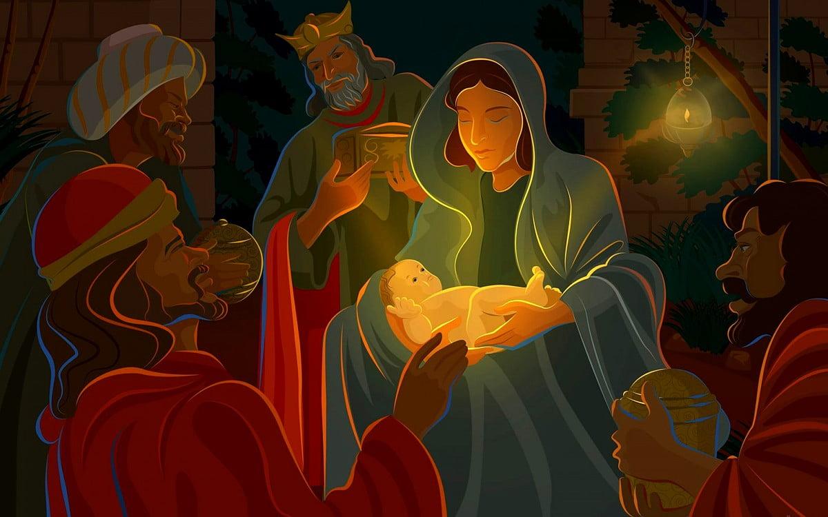 1200x750 Background Merry Christmas, Cartoons, Red. Best Free photo
