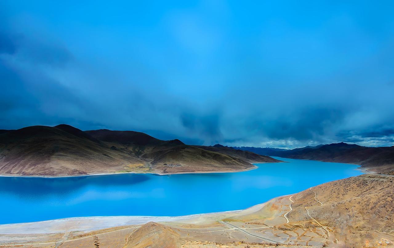 1280x804 China River Lake