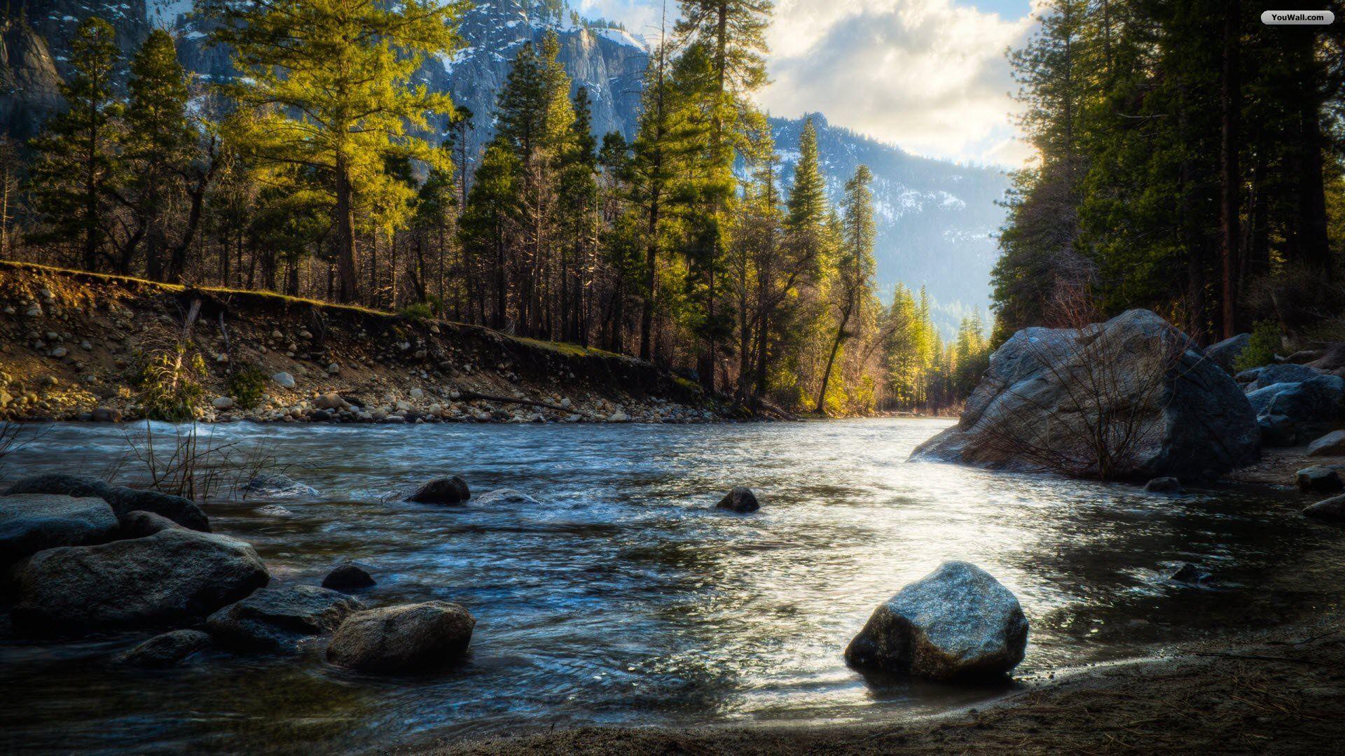 1920x1080 Cool River Wallpaper