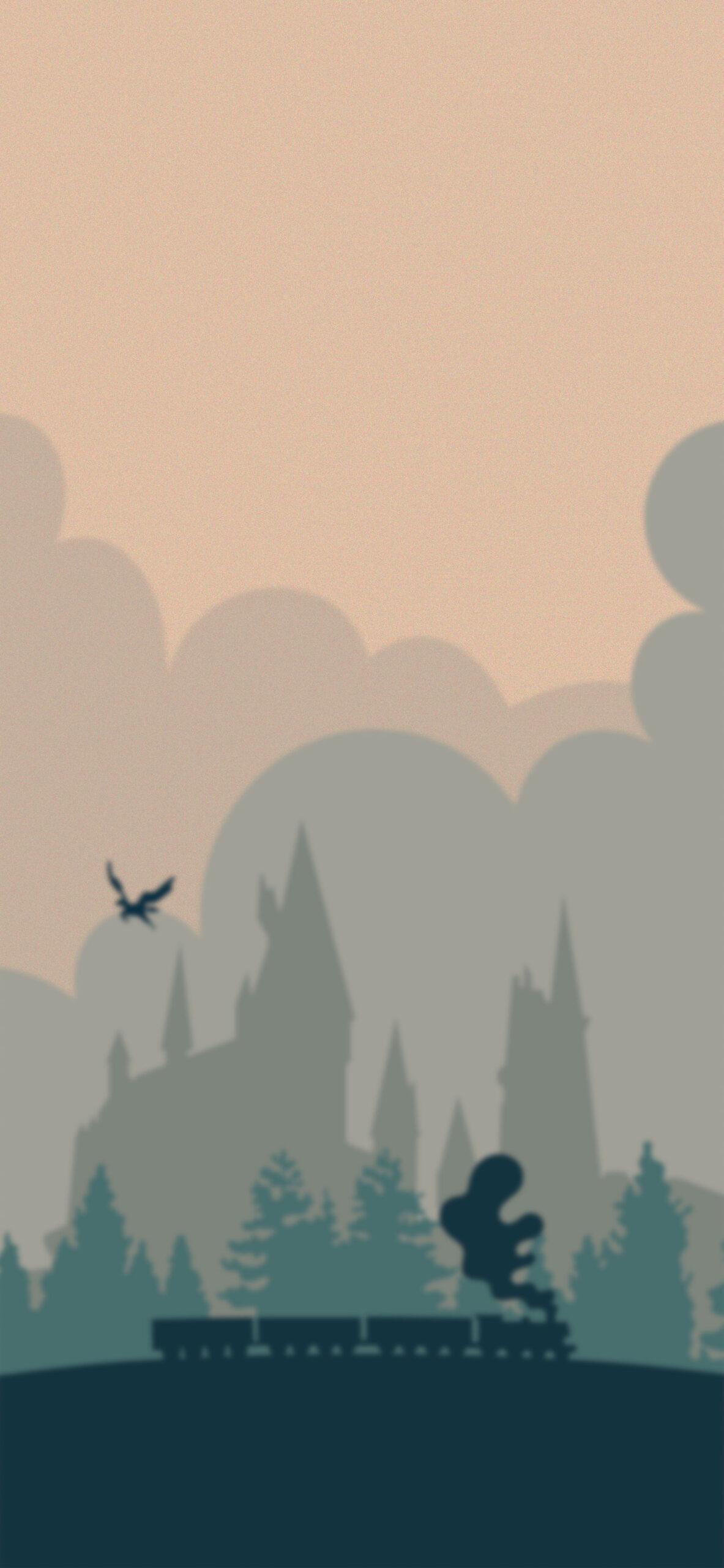 1183x2560 Harry Potter Wallpaper for Phone with Hogwarts