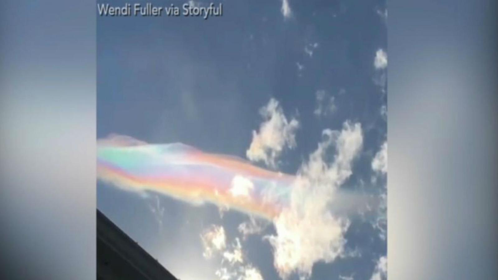 1600x900 VIDEO: Rare rainbow ray forms in the sky over Utah town New York