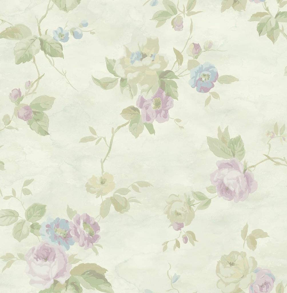 1004x1024 Wallpaper Floral Chinoiserie Wallpaper Vintage Floral Wallpaper Victorian Wallpaper Purple Wallpaper Purple Floral Wallpaper (Purple, Blue, Green)