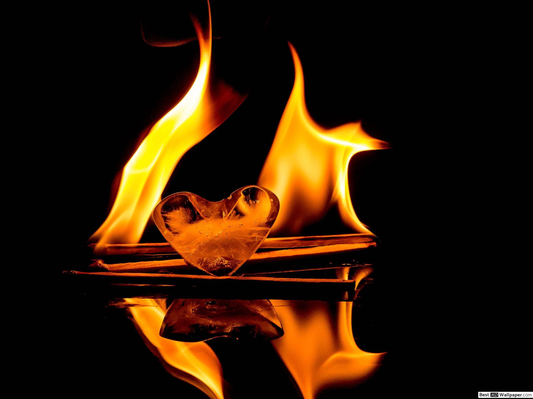2048x1536 Fire and Ice HD wallpaper download