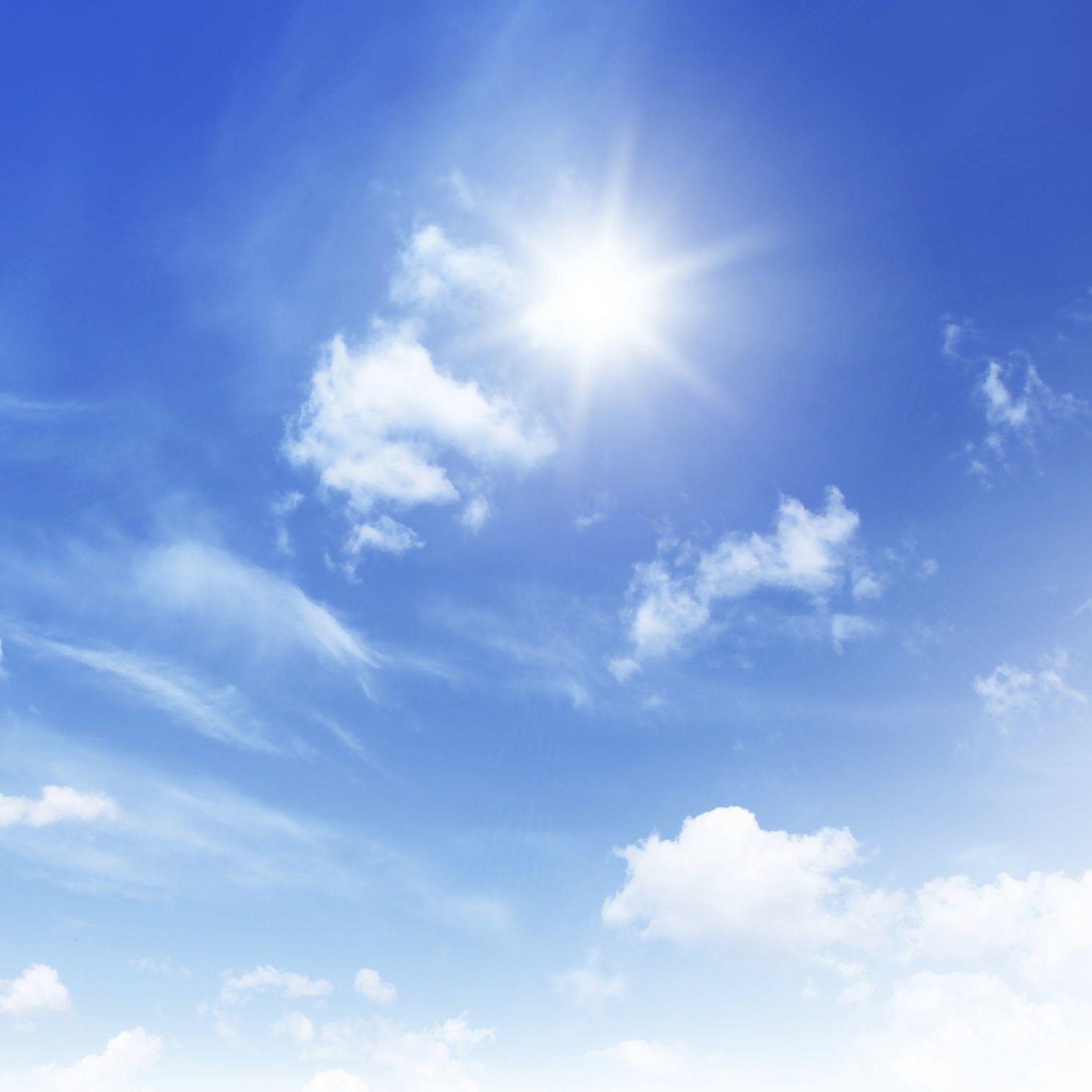 1732x1732 Sunny Sky Wallpaper