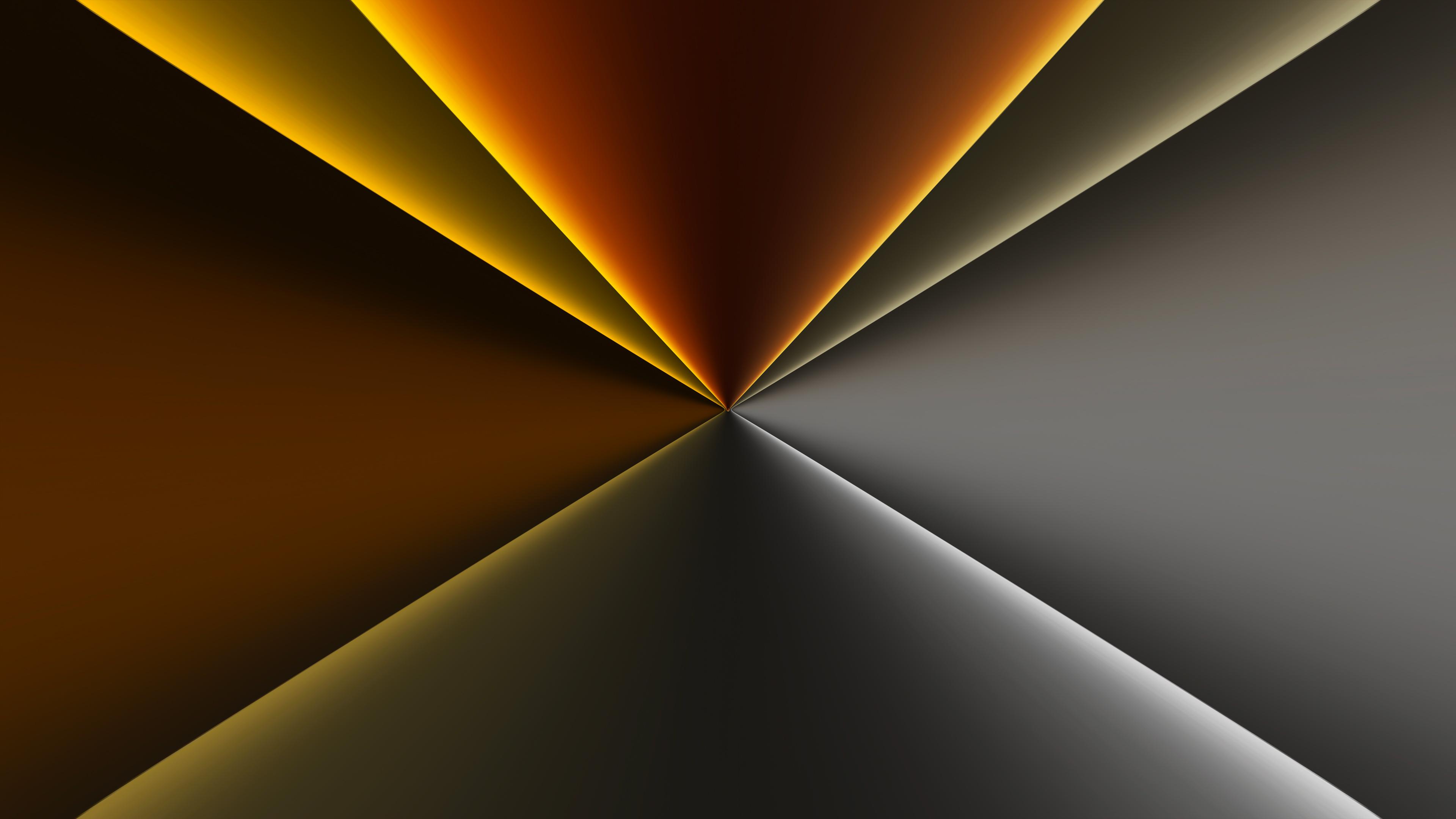 3840x2160 Wallpaper 4k White Gold Abstract Formation 4k Wallpaper