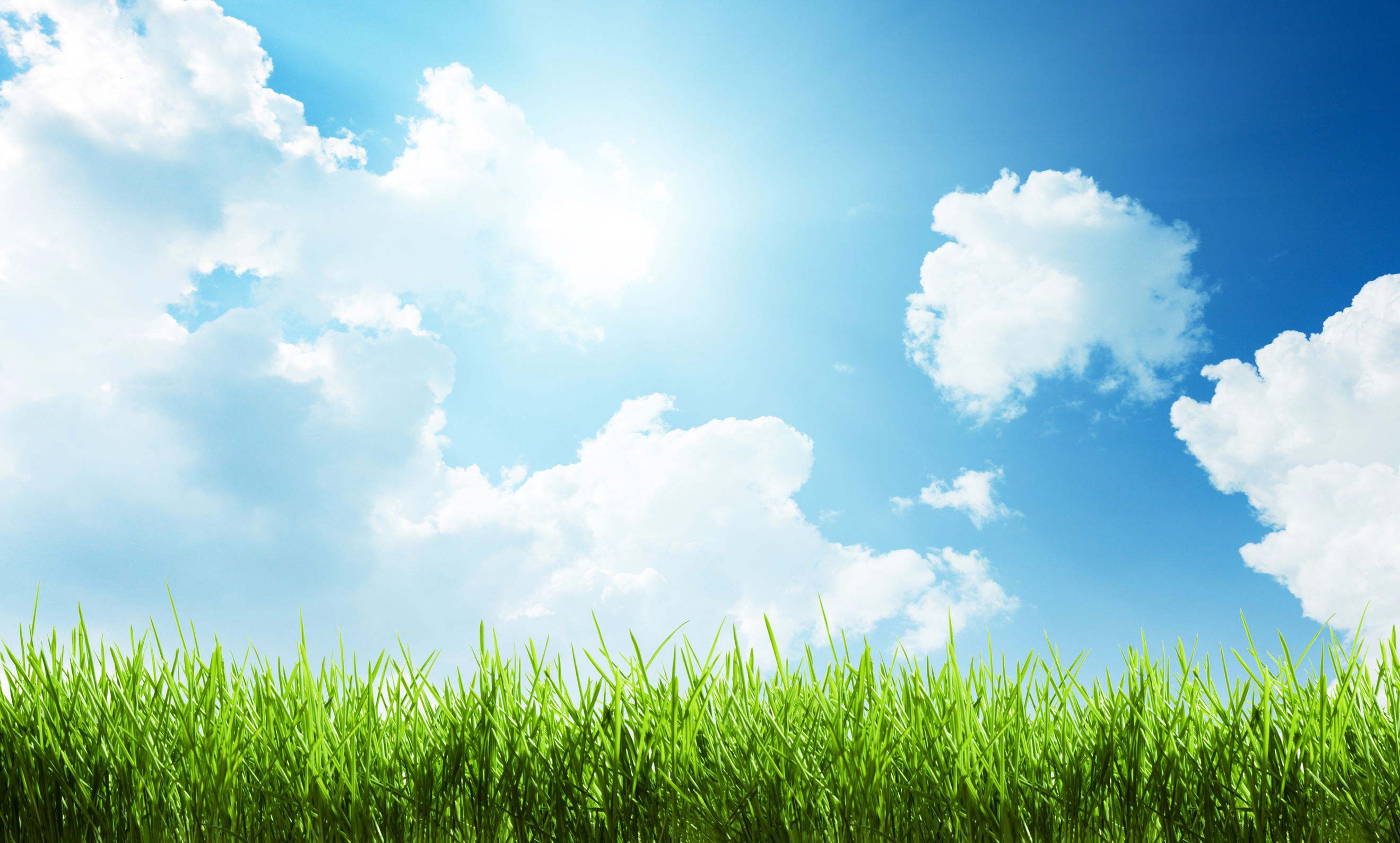 2639x1589 Sunny Sky Wallpaper
