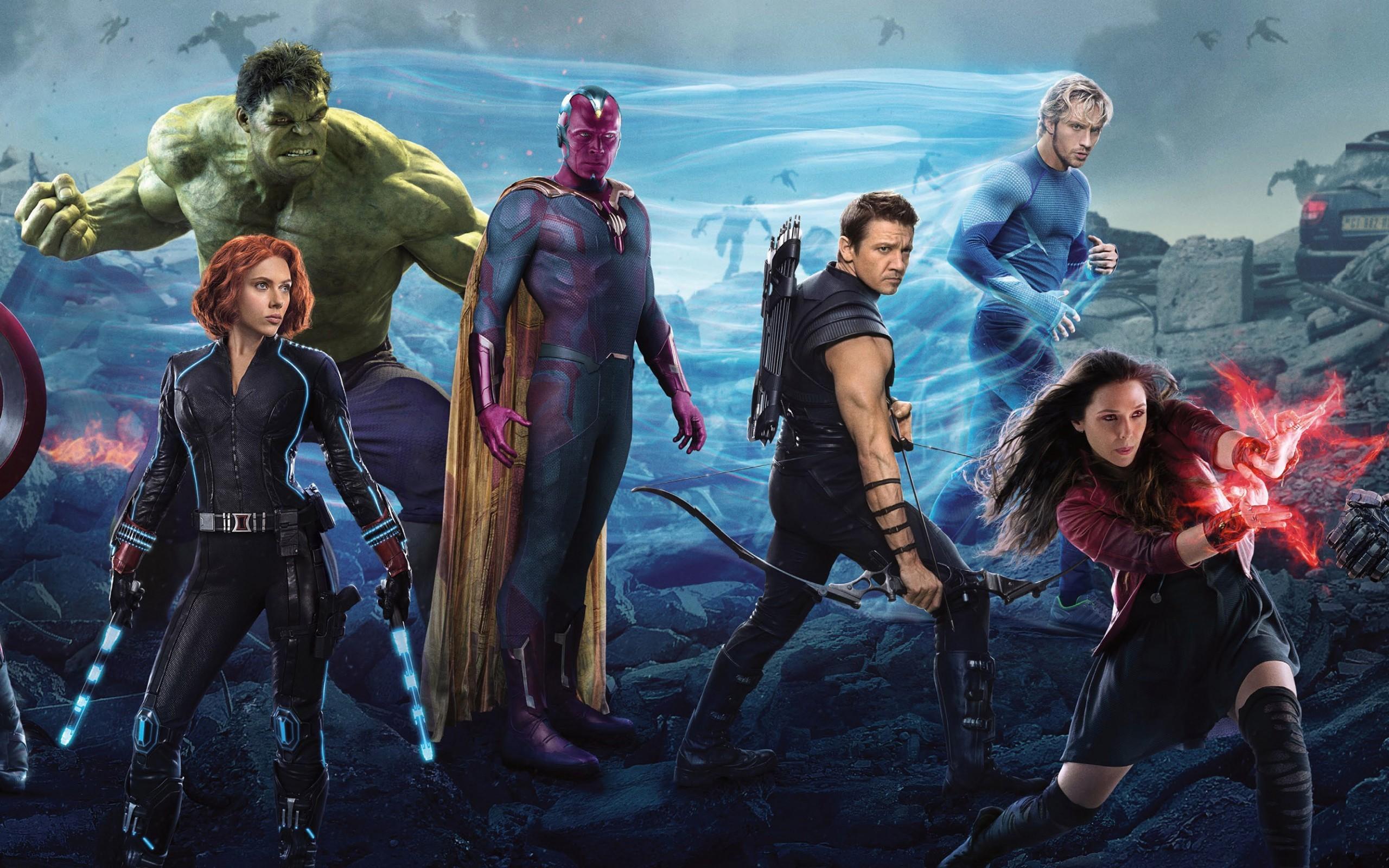2560x1600 Avengers, Avengers age of ultron, Thor, Captain america, Black widow, Hulk, Hawkeye wallpaper