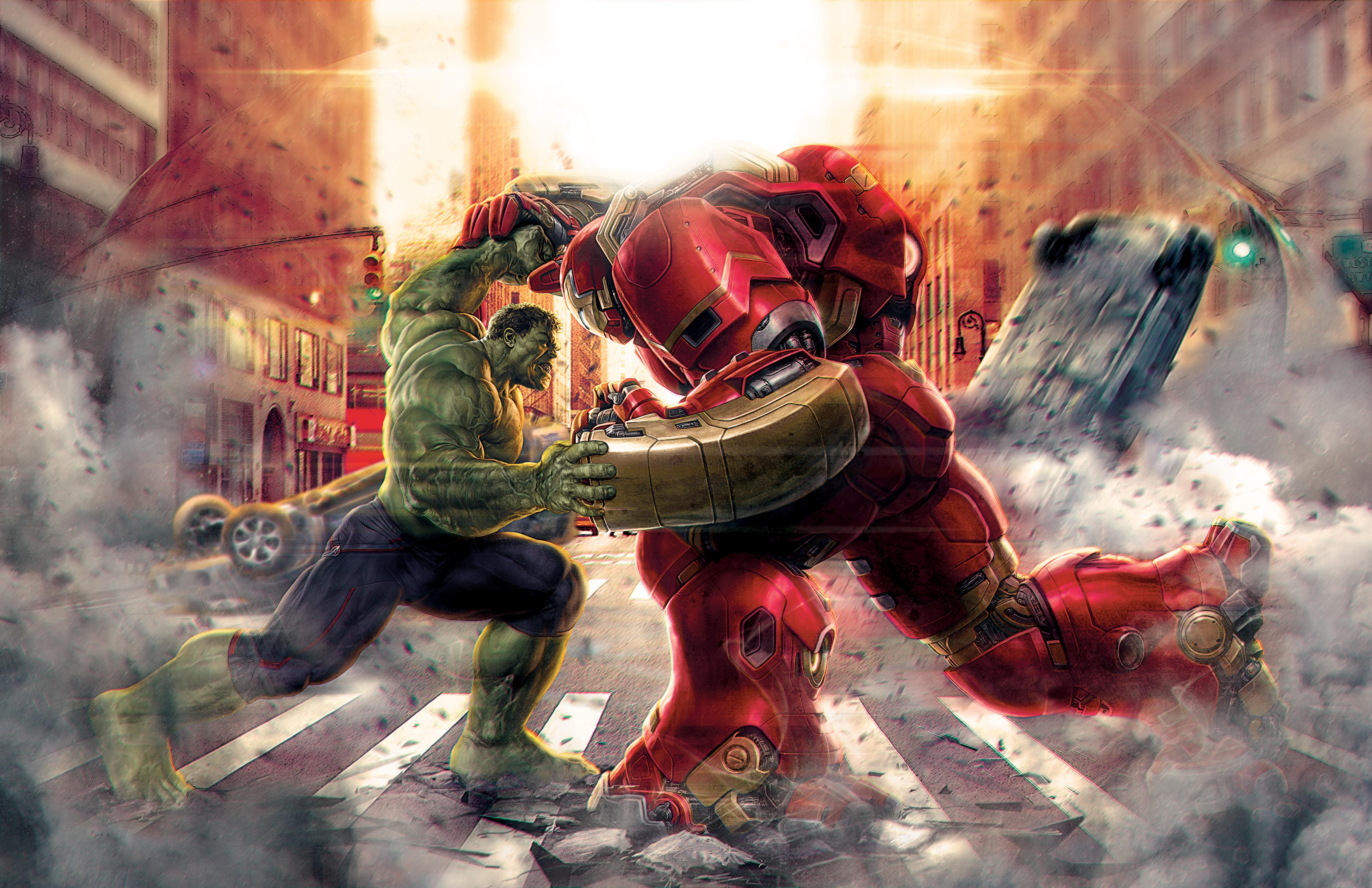 6800x4400 6800x4400 Armor, Avengers, Avengers: Age of Ultron, Hulk, Hulkbuster, Iron Man, Marvel Comics, Movie, Tony Stark. Mocah HD Wallpaper