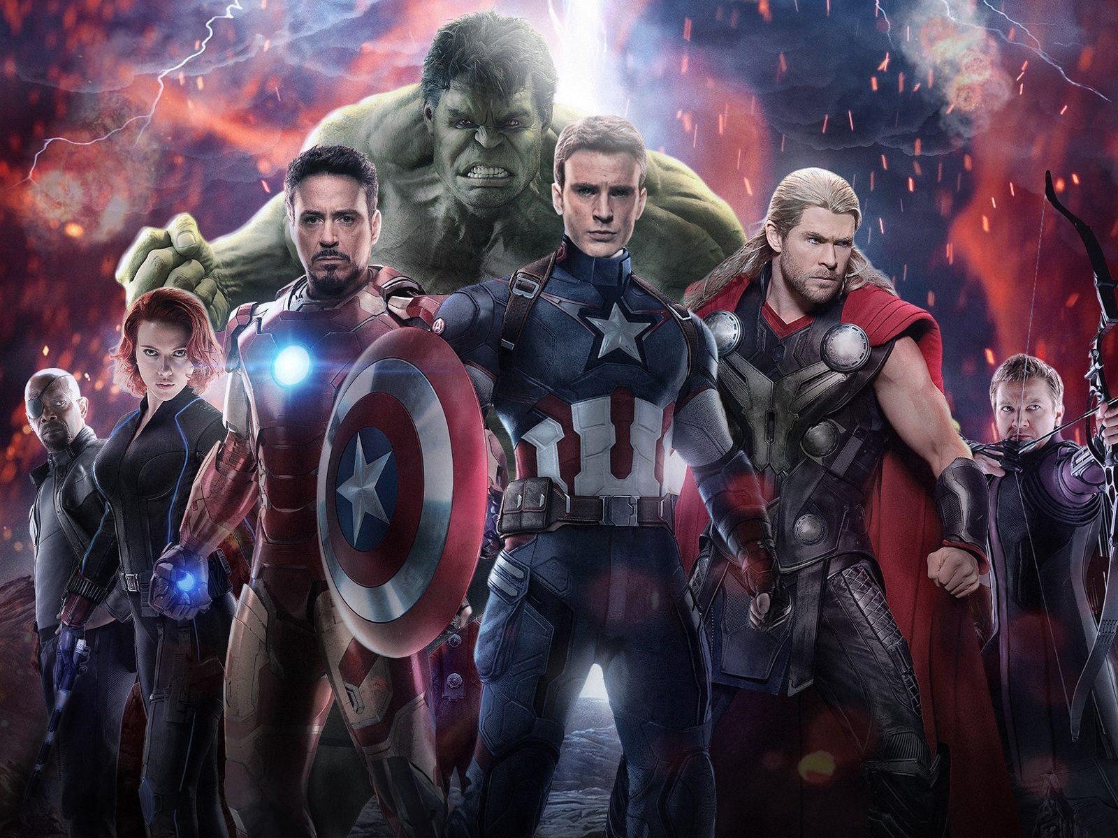 1600x1200 Marvel Avengers Age Of Ultron Characters Iron Man Hulk Mark Ruffalo Captain America Chris Evans Thor Chris Hemsworth Clint Barton Jeremy Renner 1900x1200 :