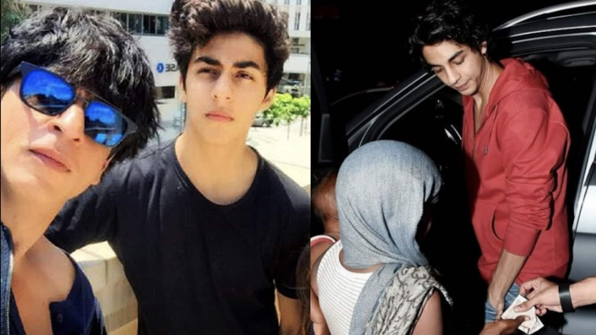 1920x1080 Video: Shah Rukh Khan's son Aryan Khan helps beggar with money, and internet is touched