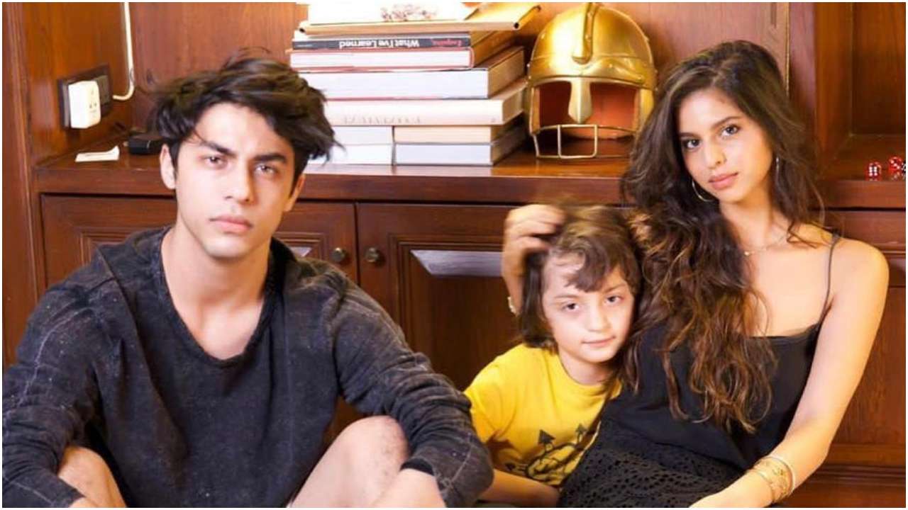 1280x720 Aryan Khan is spitting image of Shah Rukh Khan in mother Gauri's birthday post feat Suhana, AbRam