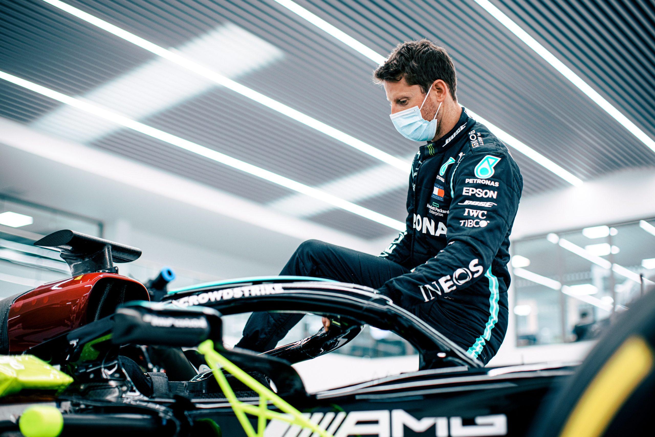 2560x1708 Romain Grosjean makes a return to F1 with Mercedes W10