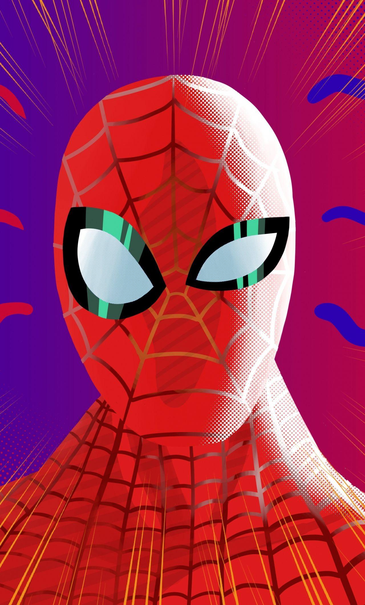 1280x2120 iPhone Spiderman Wallpaper Comic