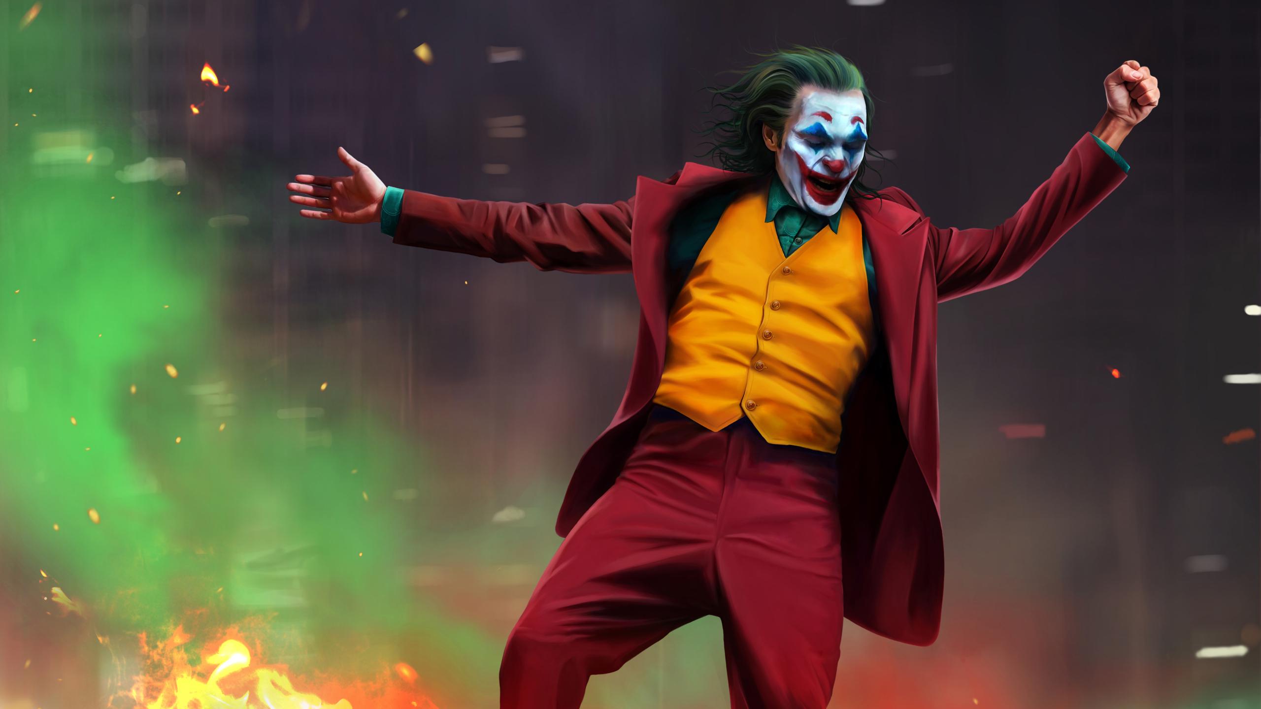 2560x1440 Joker For PC Wallpaper