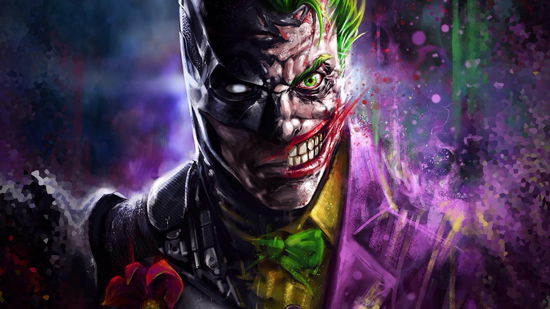 1920x1080 Batman Joker Art Laptop Full HD 1080P HD 4k Wallpaper, Image, Background, Photo and Picture