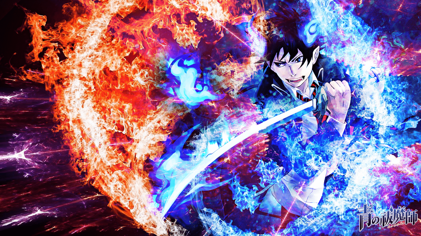 1600x900 Blue Exorcist Wallpaper
