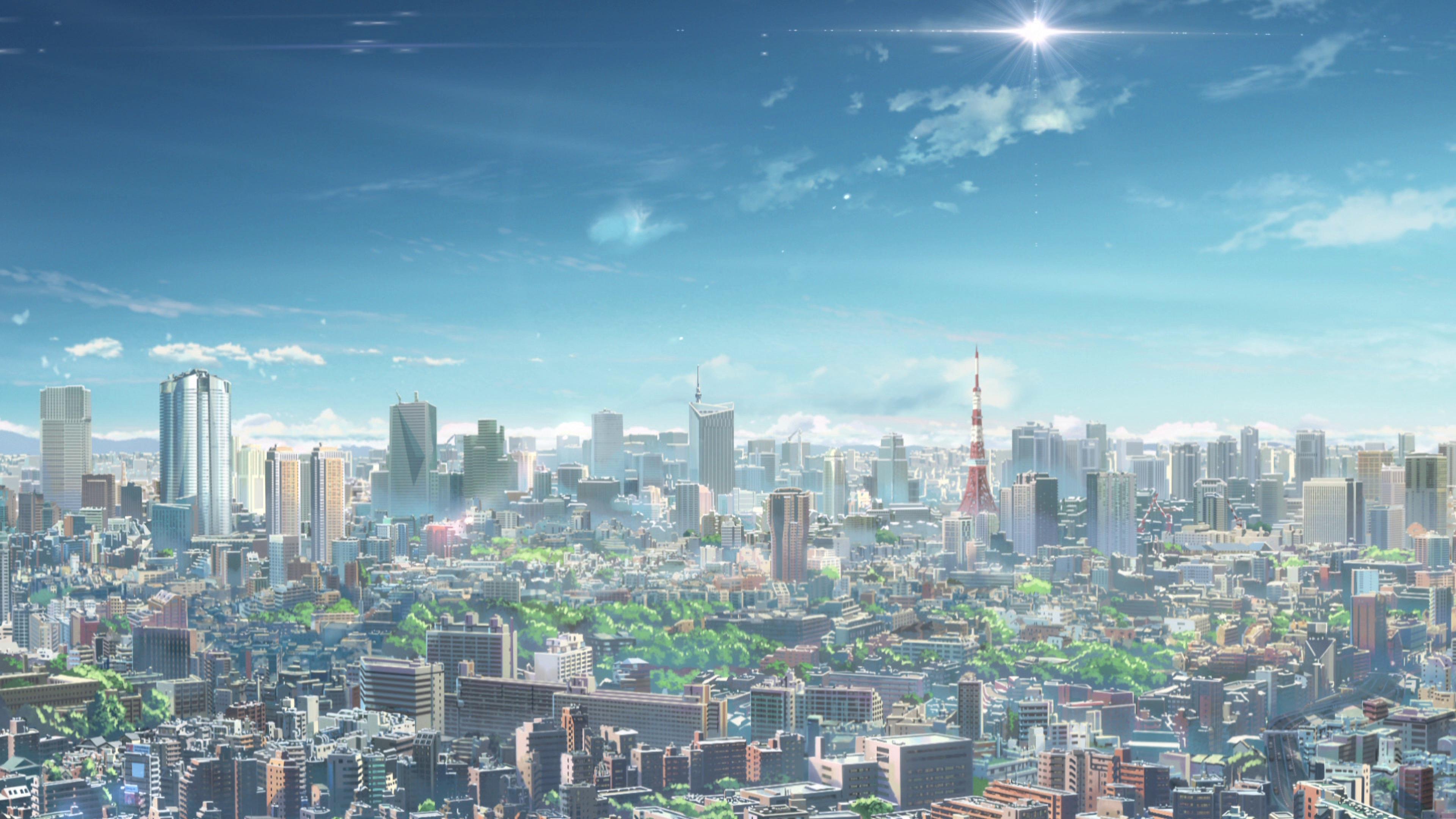 Anime Tokyo City HD 1080p Wallpapers  Wallpaper Cave
