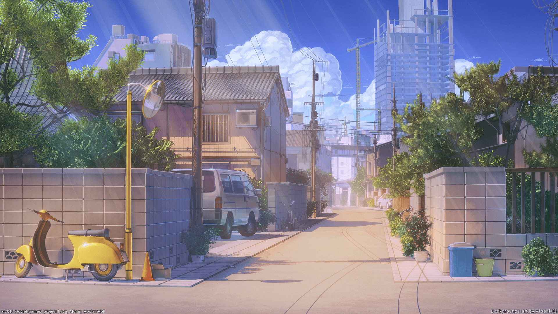 prompthunt anime tokyo quite street scenery only wallpaper aesthetic  beautiful