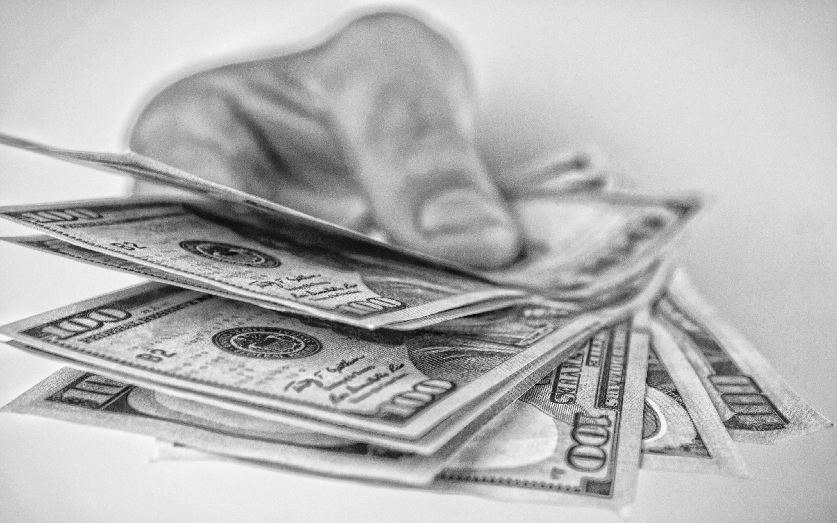 2880x1800 Download wallpaper american dollars in hand, monochrome, money in hand, finance concepts, business, money for desktop with resolution 2880x1800. High Quality HD picture wallpaper