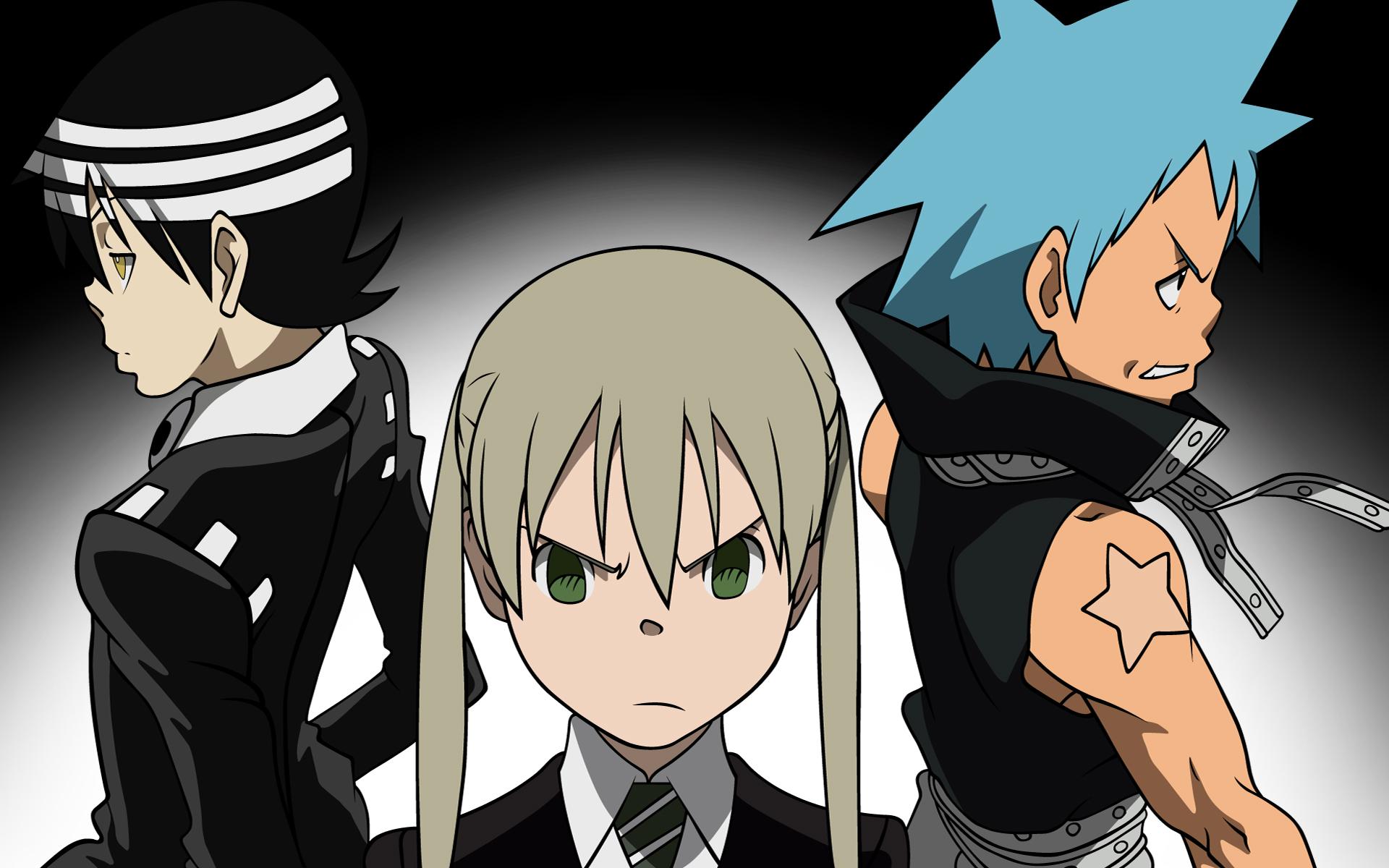 1920x1200 Soul Eater, Black Star, Death The Kid, Albarn Maka Wallpaper /