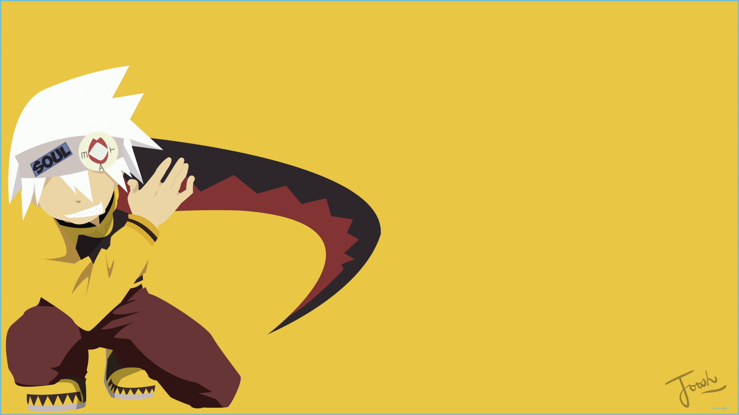 2483x1396 Soul Eater Minimalist Wallpaper By Joosherino Eater Wallpaper